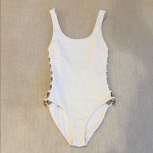Aila Blue Maison One Piece - White